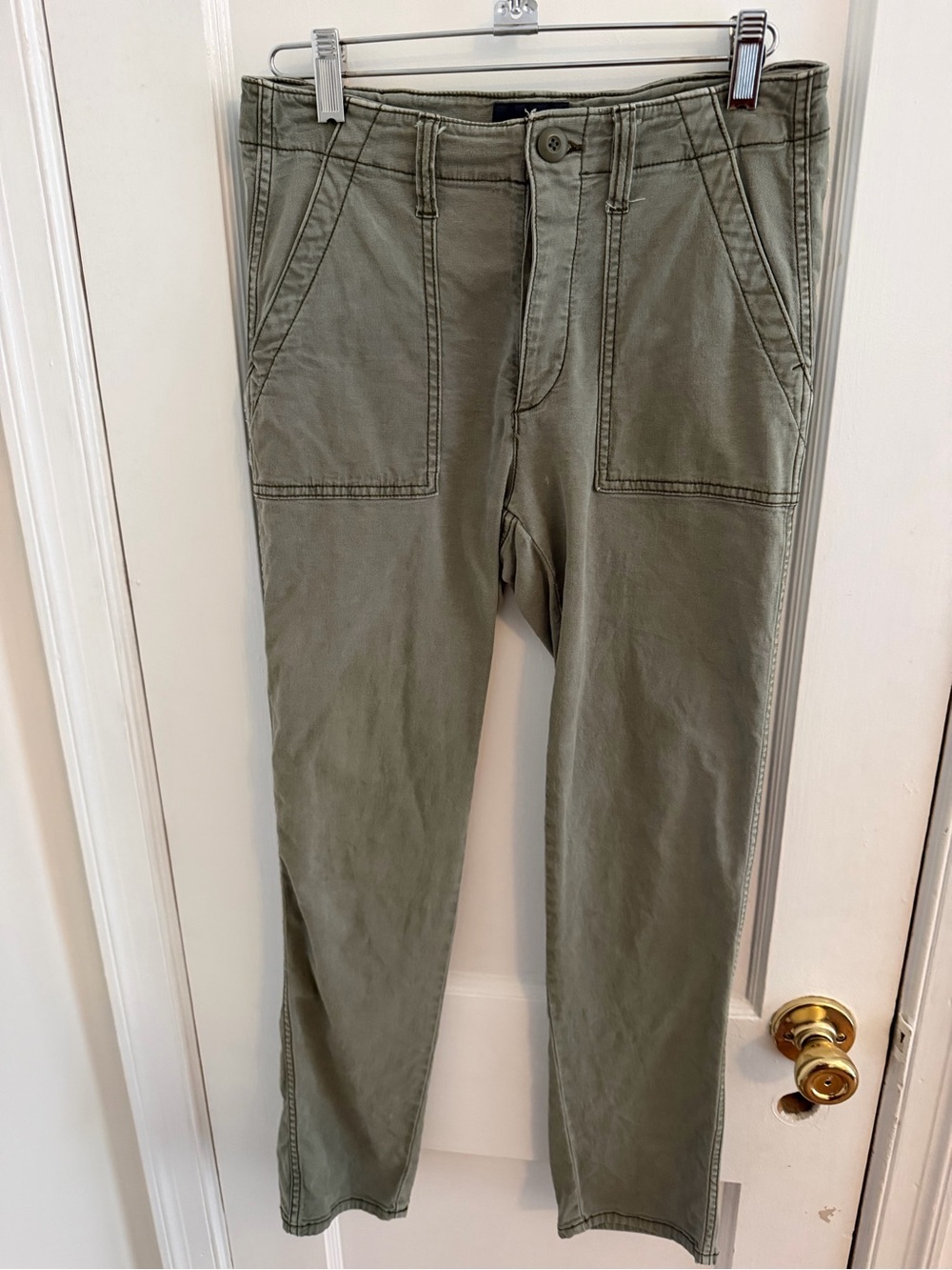 American Eagle Outfitters Olive Green Cargo Pants Vintage Hi-Rise